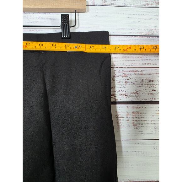 Susan Graver women's black pull-on dress pants stretch ankle Trousers size XL - Picture 3 of 6